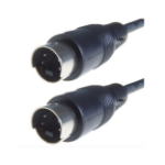 connektgear 15m S-Video SVHS 4 pin mini DIN M/M S-video cable S-Video (4-pin) Black