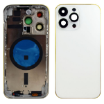 Apple EU Product - iPhone 14 Pro Complete Back Cover with Frame (No Logo) - Silver