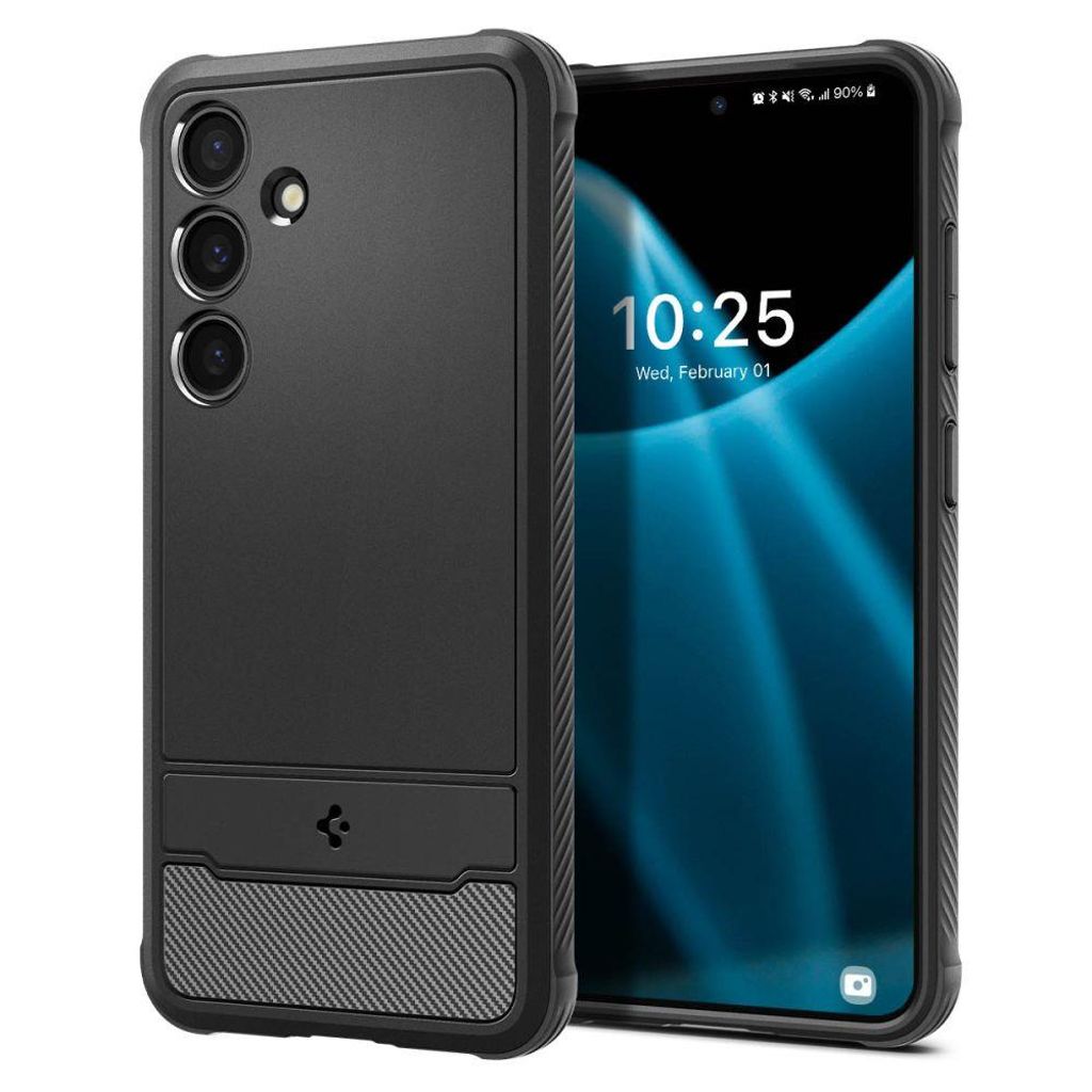EU Product - Rugged Armor case for Samsung Galaxy S24 - matte black thumbnail