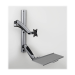 Tripp Lite Single-Display Sit-Stand Wall-Mount Workstation with Thin-Client Mount