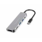 Conceptronic DONN02G notebook dock/port replicator USB 3.2 Gen 1 (3.1 Gen 1) Type-C Aluminium