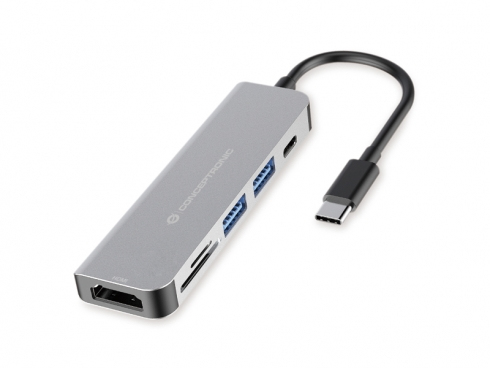 Image of Conceptronic DONN02G notebook dock/port replicator USB 3.2 Gen 1...