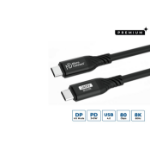 Microconnect USB4CC1-240W-80GBPS USB cable USB4 Gen 3x2 1 m USB C Black