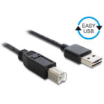 DeLOCK 1m USB 2.0 A - B m/m USB cable USB A USB B Black