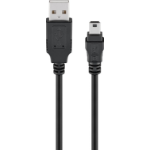 Goobay USB 2.0 Hi-Speed Cable, black, 1.8m