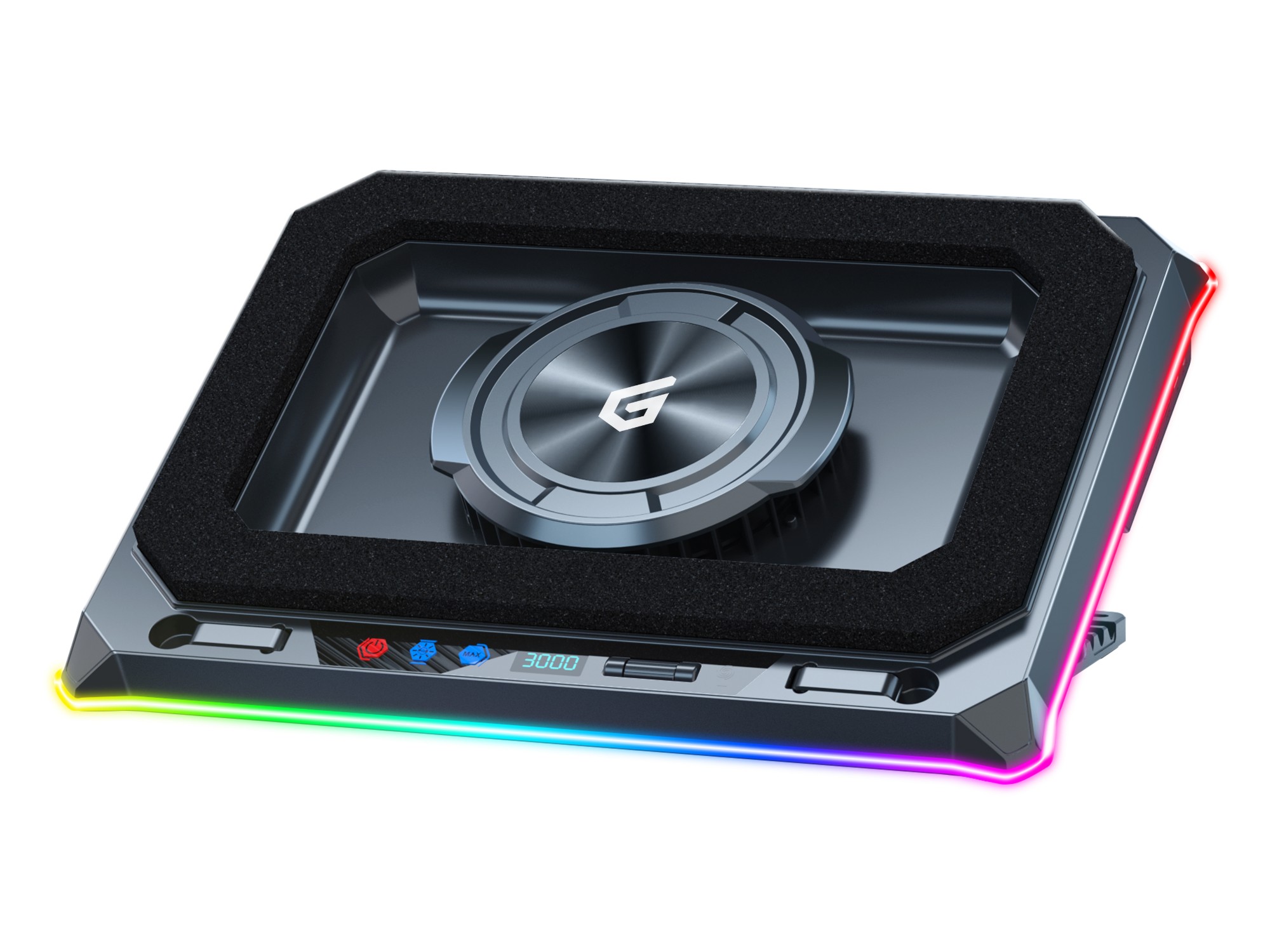 Conceptronic THYIA03B Turbofan Gaming Laptop Cooling Pad with USB Hub.