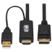 Tripp Lite P567-01M video cable adapter 39.4" (1 m) HDMI + USB DisplayPort Black