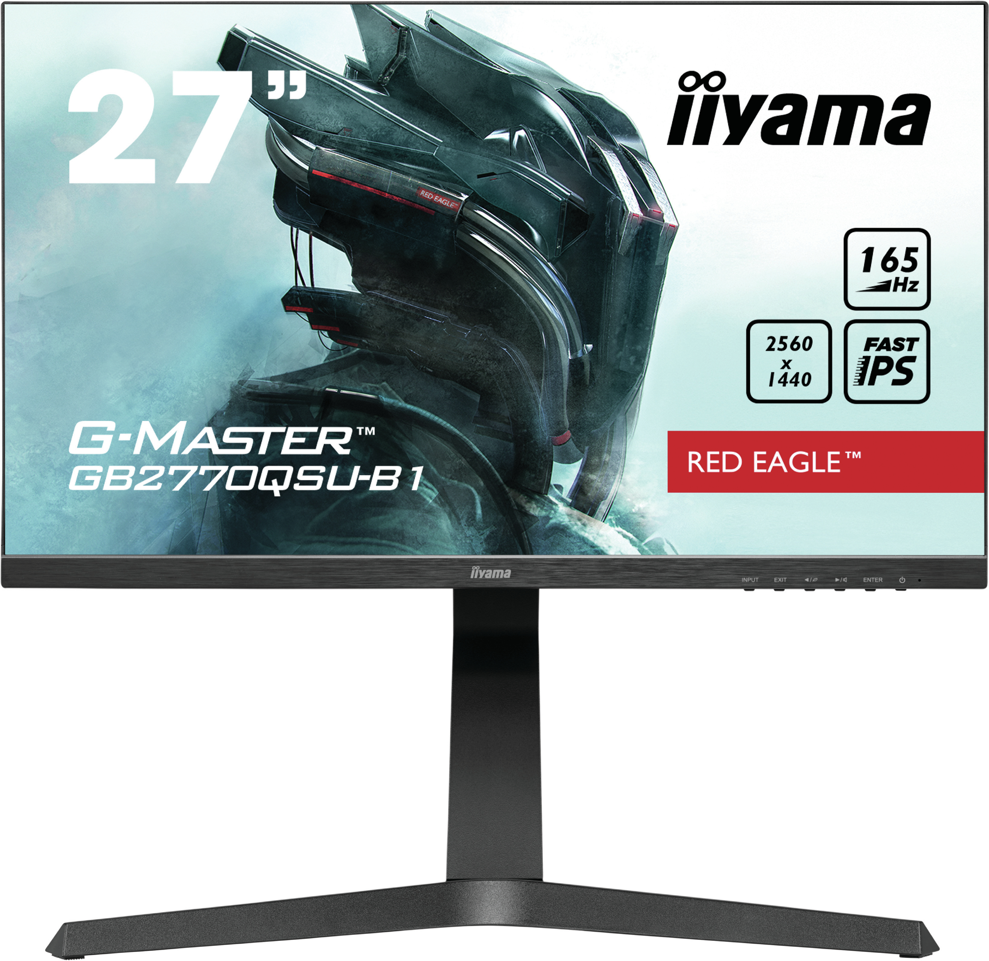 Image of iiyama GB2770QSU-B1 computer monitor 68.6 cm (27") 2560 x 1440...