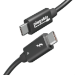 Plugable Technologies Thunderbolt 4 Cable with 240W Charging, Thunderbolt Certified, 3.3 Feet (1M),1x 8K Display, 40 Gbps, Compatible with USB4, Thunderbolt 3, USB-C - Driverless