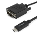 StarTech.com 3.3 ft. (1 m) USB-C to DVI Cable - 1920 x 1200 - Black