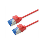 ROLINE S/FTP Patch Cord Cat.6A / Class EA, LSOH, Slim, PoE, red, 7 m