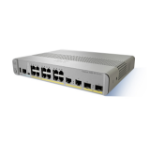 Cisco Catalyst 3560CX-8PC-S Network Switch, 8 Gigabit Ethernet (GbE) Ports, 8 PoE+ Outputs, 240W PoE Budget, two 1 G SFP and two 1 G Copper Uplinks, Enhanced Limited Lifetime Warranty (WS-C3560CX-8PC-S)