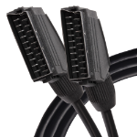 Maplin SCART to SCART 21 Pin Male to Male Connectors Cable 3m