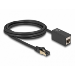 DeLOCK Network Extension Cable RJ45 plug to RJ45 jack Cat.8.1 S/FTP 2 m black