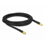 DeLOCK 90464 coaxial cable LMR300 2 m RP-SMA Black