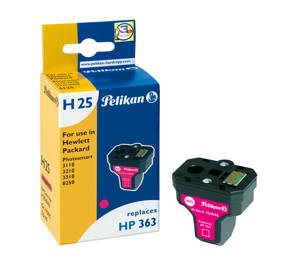 Image of Pelikan 354846/H25 Ink cartridge magenta, 390 pages 3.5ml...