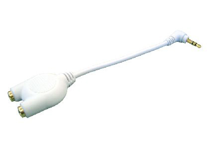 Cables Direct 3.5 mm Headphone Splitter audio cable 3.5mm 2 x 3.5mm White