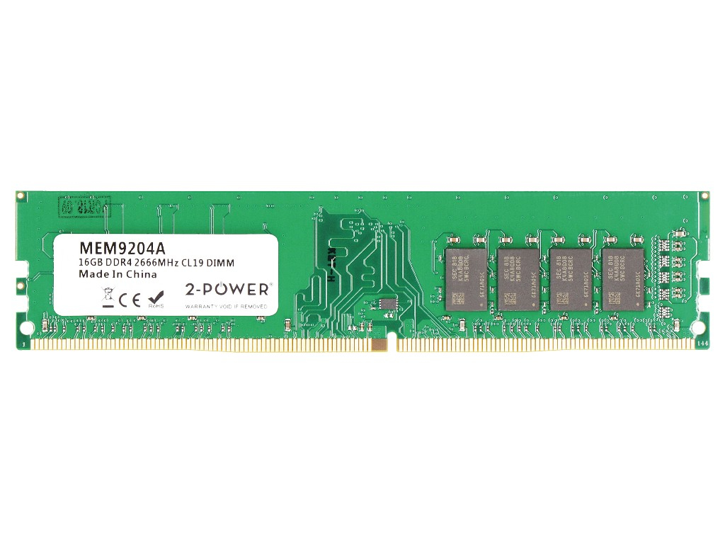Image of 2-Power 2P-3PL82AA memory module 16 GB 1 x 16 GB DDR4 2666 MHz