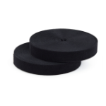 StarTech.com 25ft (7.6m) Hook and Loop Roll, 1in (2.5cm) Wide, Black, Cut-to-Size Reusable Cable Ties, Fastener Tape, Adjustable Fabric Wraps, Bulk Roll
