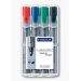 Staedtler 356 B WP4 marker 4 pc(s) Black, Blue, Green, Red