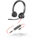 POLY Blackwire 3325 Headset Wired Head-band Office/Call center USB Type-C Black