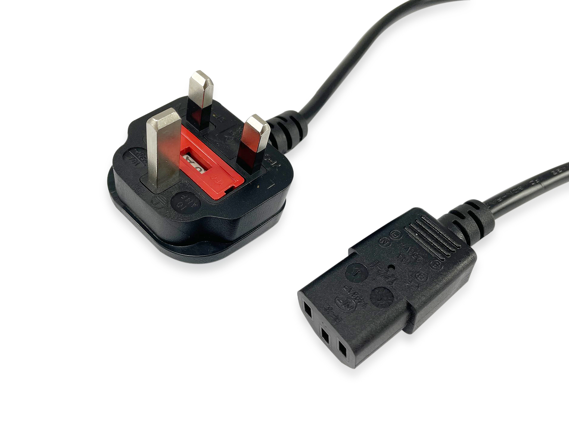 Image of Equip 112300 power cable Black 2 m BS 1363 C13 coupler