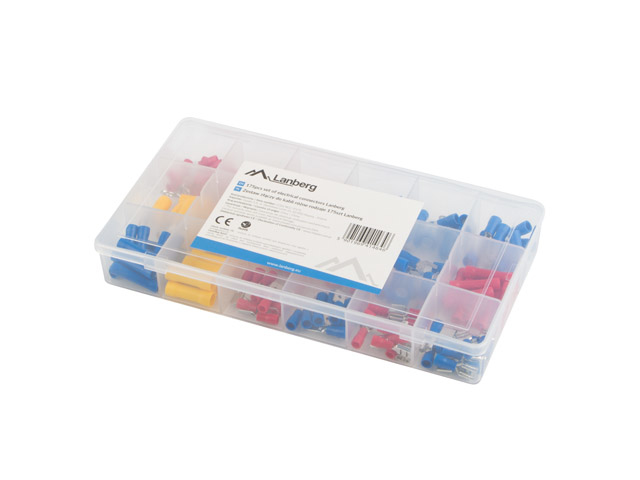 Lanberg CC01-BCC-IT175 wire connector Blue,Red,Yellow