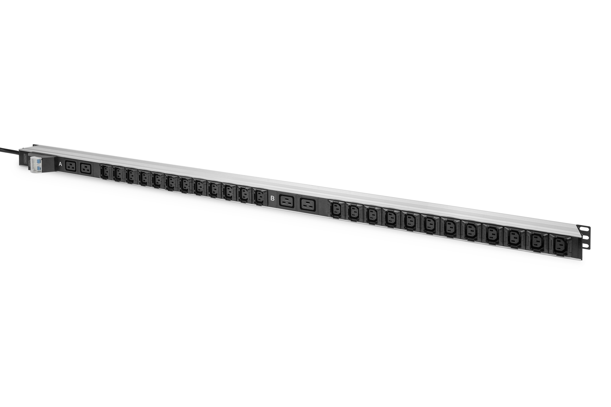 Digitus Basic IT PDU. 1-phase 32A. 24 x C13. 4 x C19. 3 m supply cable
