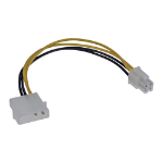 InLine Mainboard Power Cable Adapter 5.25" / 4pin 12V 0.20m