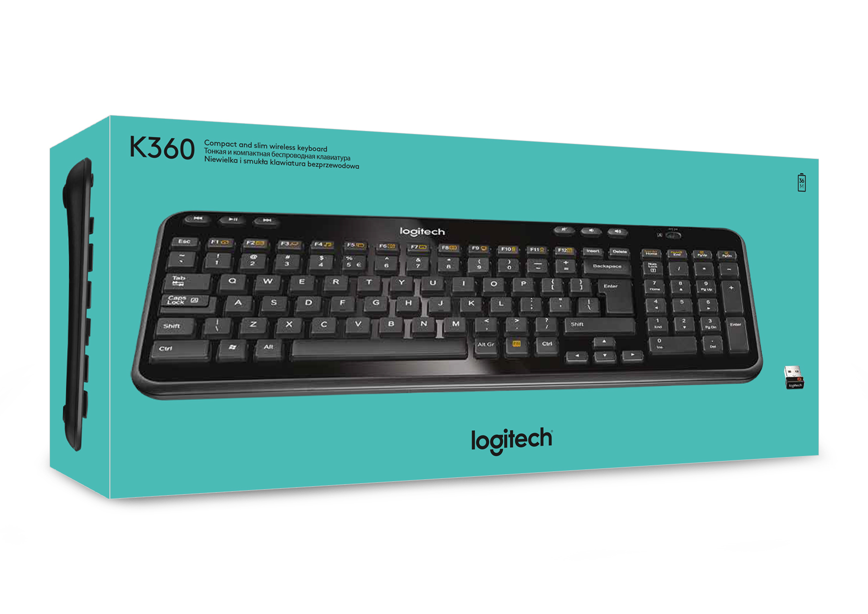 Logitech Wireless Keyboard K360, 1 in distributor/wholesale stock for ...