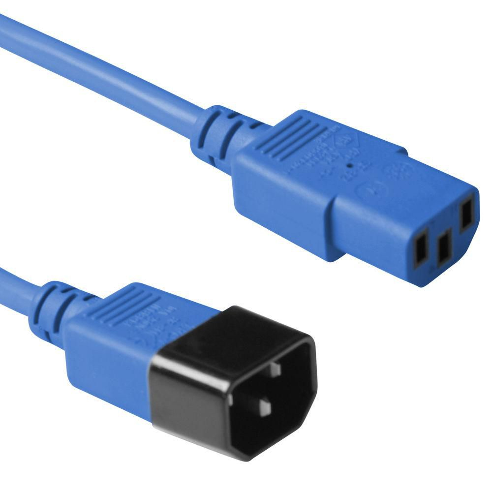 Microconnect Women's Blue Pe1413b18 Power Cable 1.8 M C13 Coupler C14 Coupler