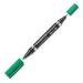 Staedtler Lumocolor Duo permanent marker Fine/Bullet tip Green 1 pc(s)