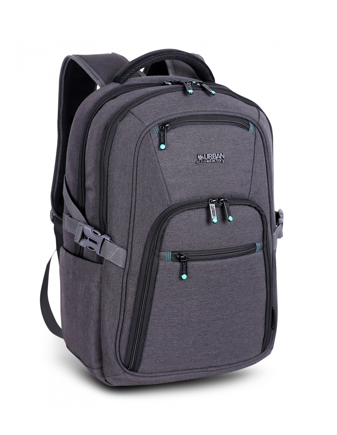 Image of Urban Factory HTE17UF backpack Travel backpack Black, Grey Mesh,...