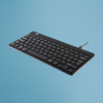 R-Go Tools Compact Break R-Go keyboard AZERTY (BE), wired, black