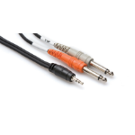 Hosa Technology CMP-153 audio cable 0.91 m 3.5mm 2 x 6.35mm TS Black, Grey, Orange