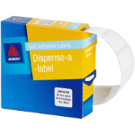 AVERY 937289 DISPENSER LABELS RECTANGLE WHITE PACK 900