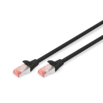Digitus DK-1644-010/BL netwerkkabel Zwart 1 m Cat6 S/FTP (S-STP)