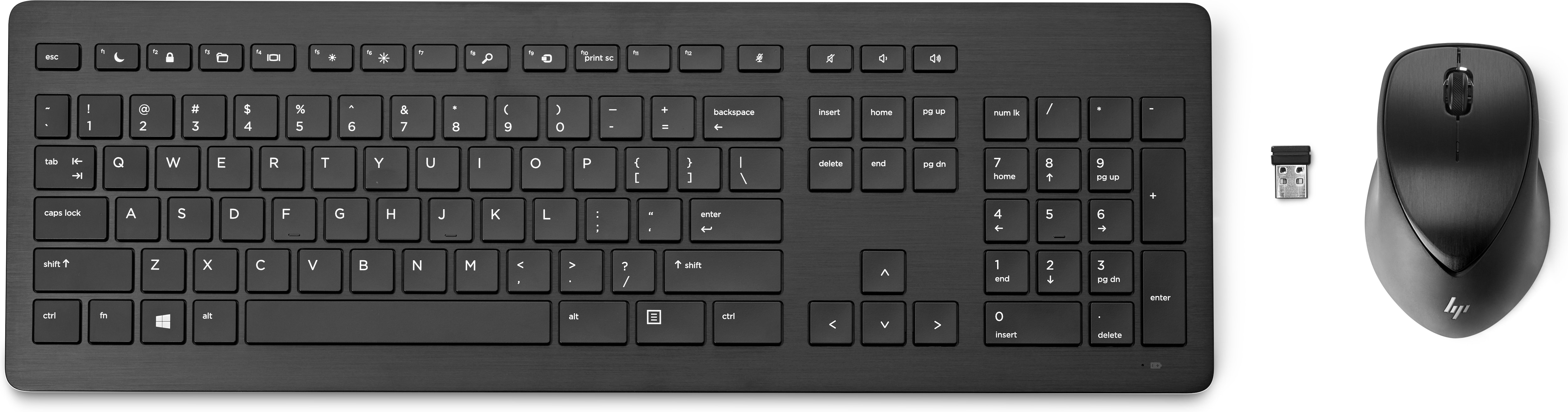 Image of HP Wireless Rechargeable 950MK Mouse and Keyboard