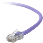Belkin Cat5e, 14ft, 1 x RJ-45, 1 x RJ-45, Purple networking cable 167.7" (4.26 m)