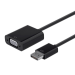 Monoprice 12790 video cable adapter VGA (D-Sub) DisplayPort Black