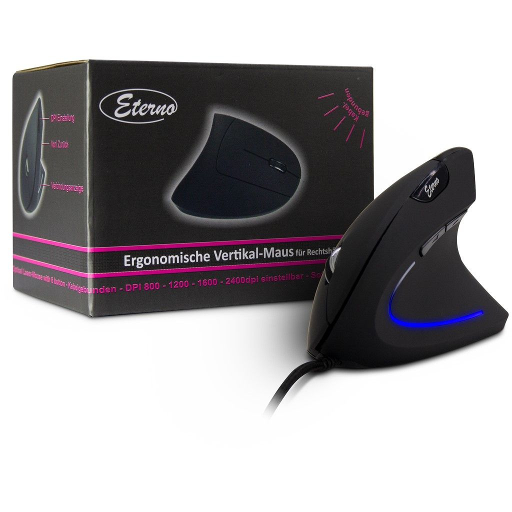 Image of Inter-Tech KM-206WR mouse Right-hand USB Type-A Optical 2400 DPI