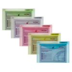 Snopake Polyfile Classic Colours - Assorted Colour Packs - DL Classic (envelope size) Polypropylene (PP)