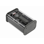Gembird PB09-TQC3-01 powerbank Lithium-Polymeer (LiPo) 9000 mAh Zwart, Transparant