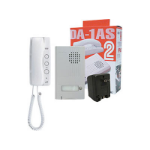 Aiphone DA-1AS audio intercom system Black, White