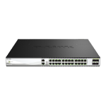 D-Link 28-Port 10G Multi-Gigabit Layer 3 Stackable PoE++ Managed Switch with 25G Uplinks