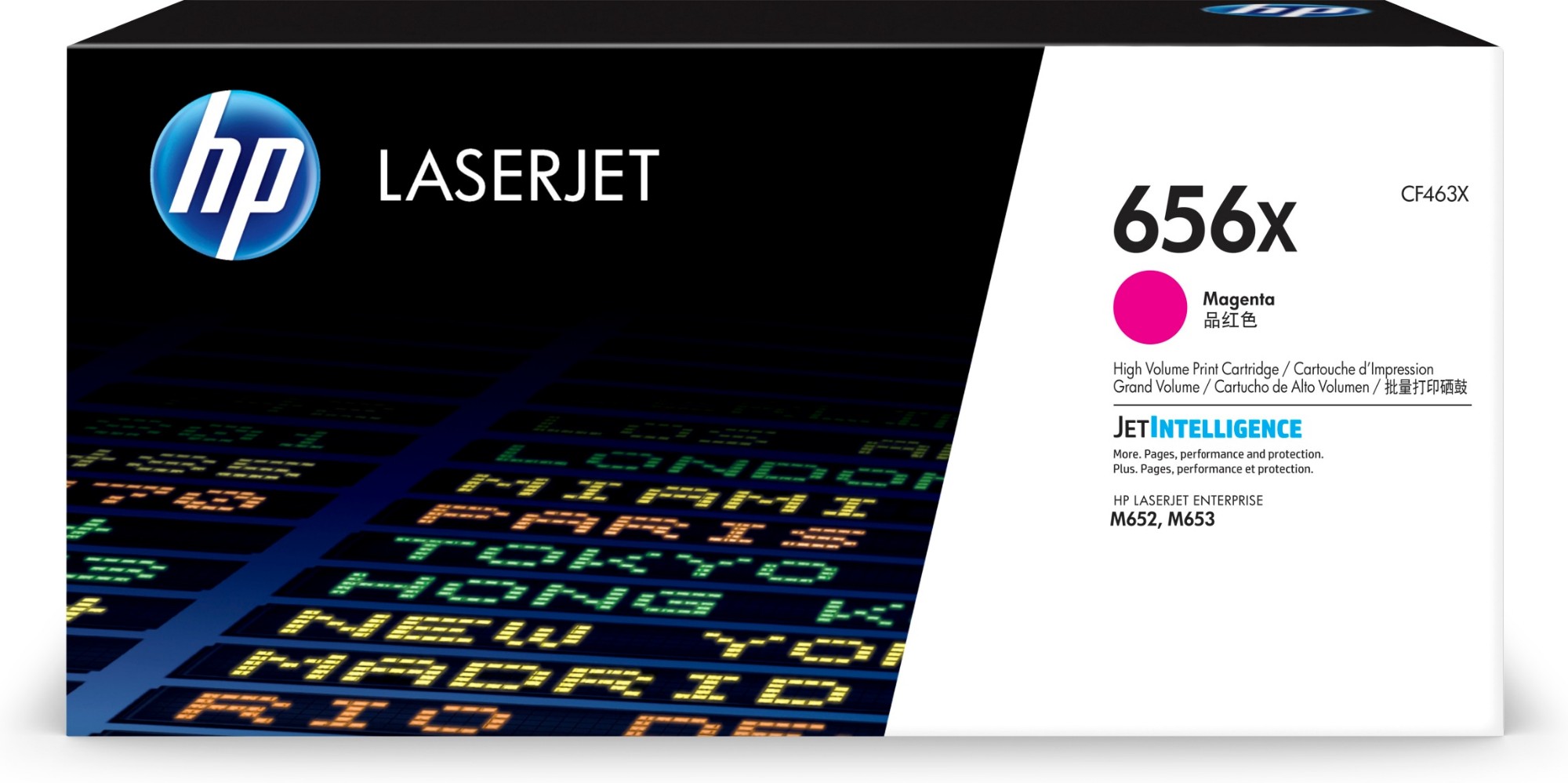 HP CF463X/656X Toner cartridge magenta. 22K pages ISO/IEC 19752 for HP