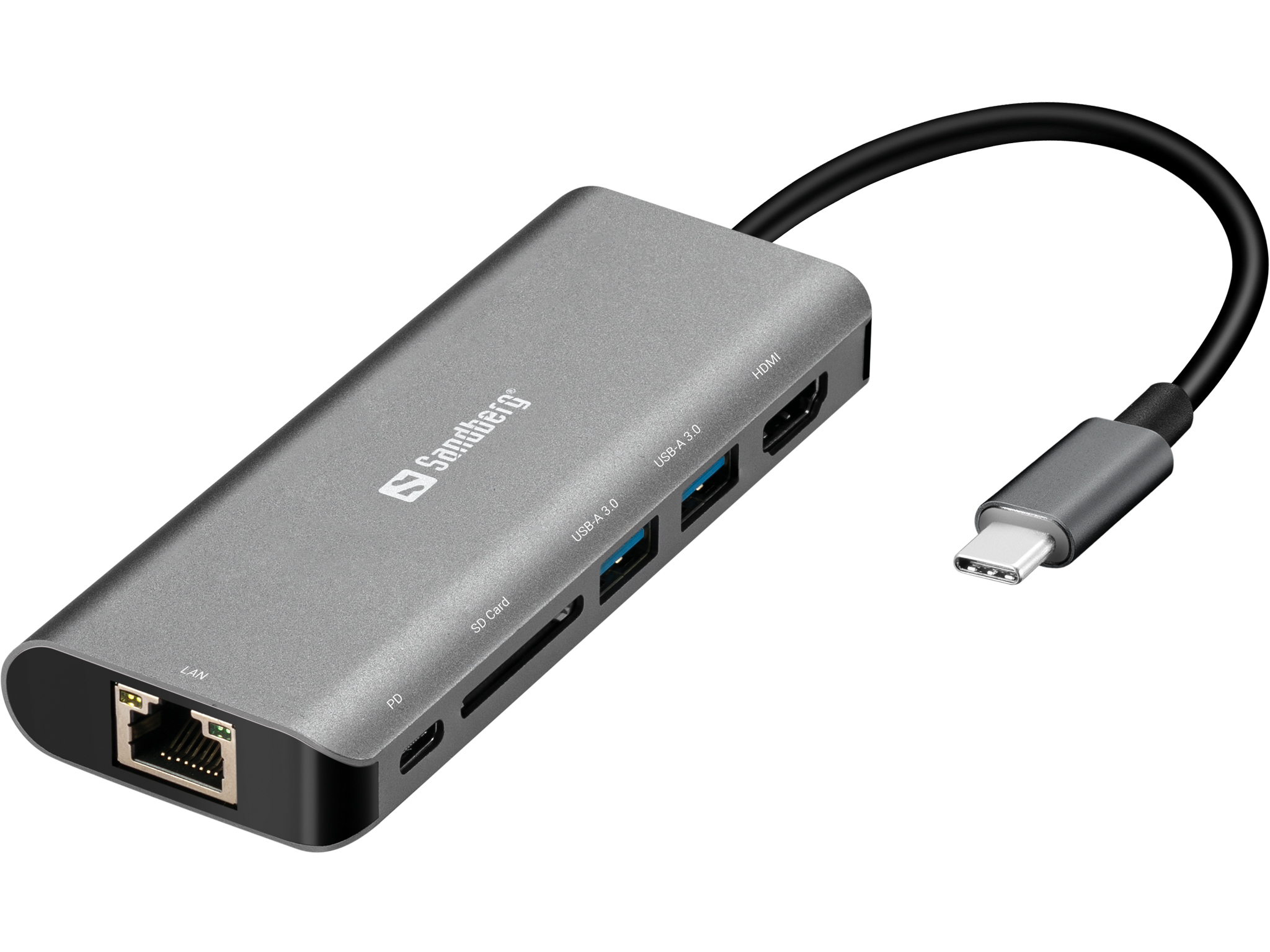 Image of Sandberg USB-C Dock HDMI+LAN+SD+USB100W