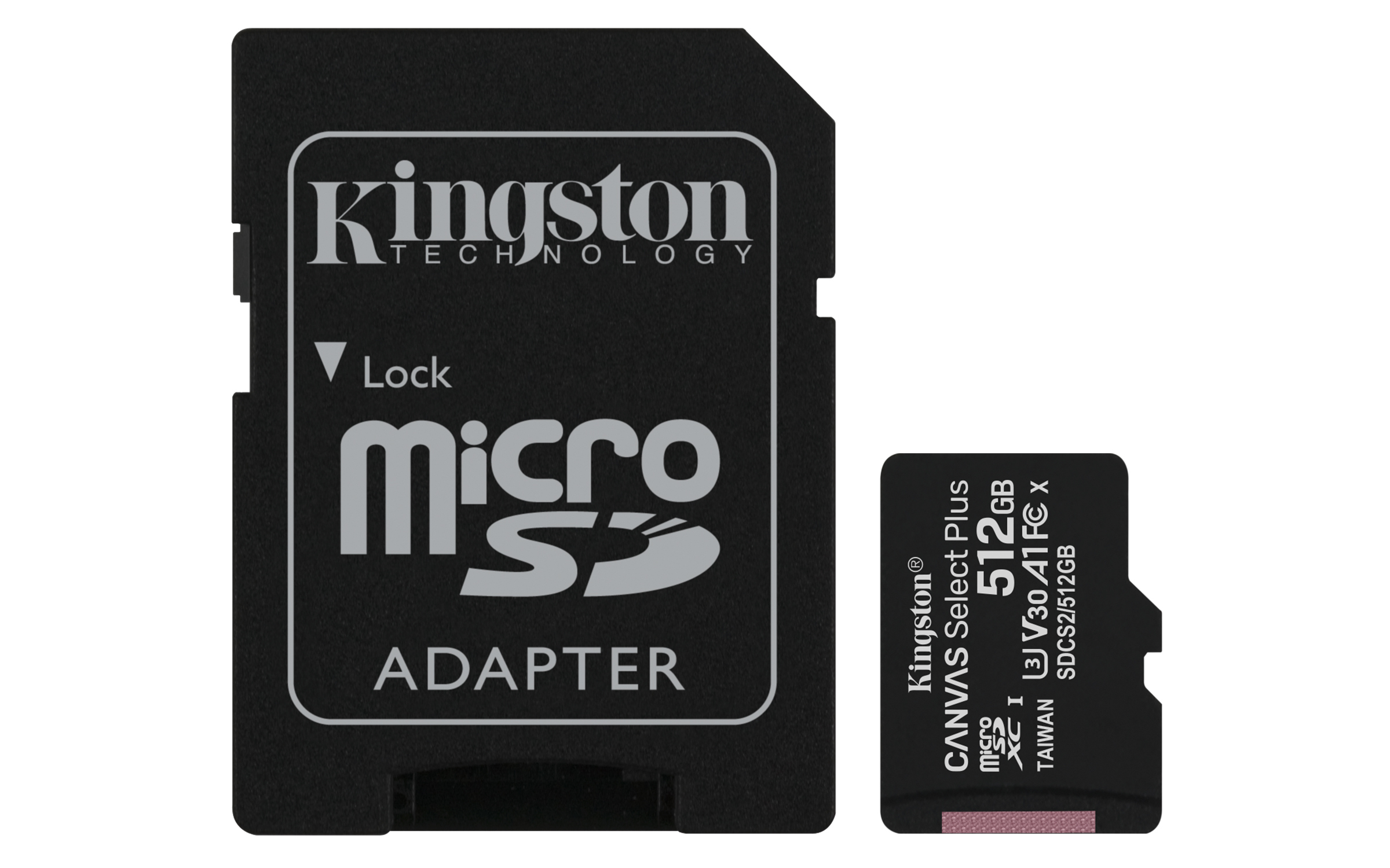 Image of Kingston Technology 512GB micSDXC Canvas Select Plus 100R A1 C10...