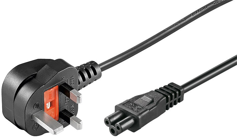 Image of Microconnect PE090810 power cable Black 1 m C5 coupler