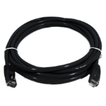 8WARE CAT6A Cable 2m - Black Color RJ45 Ethernet Network LAN UTP Patch Cord Snagless